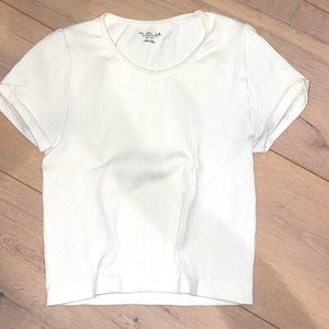 ✨out from under (urban outfitters) tight white shirt ✨